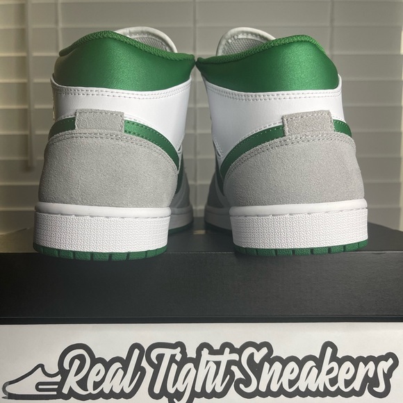Nike Air Jordan 1 Mid SE “Gray Green” (DEADSTOCK✅) Size 10 - Picture 8 of 12